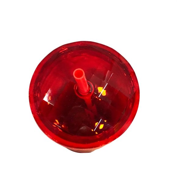 Starbucks 2022 Valentine Red Soft Matte Tumbler Limited Edition Dome Top Hearts - Picture 4 of 5